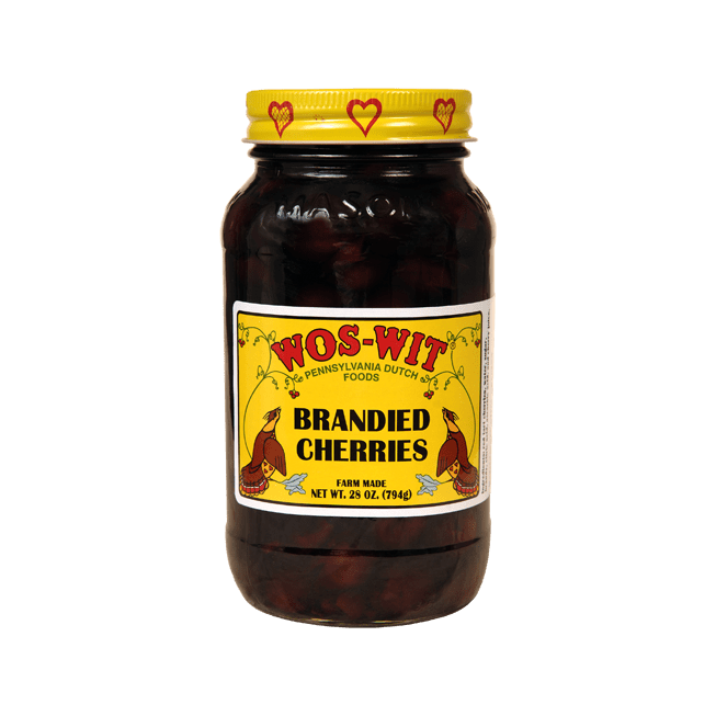 Wos-Wit Brandied Cherries 28 oz