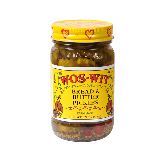 Wos-Wit Bread & Butter Pickles 17 oz
