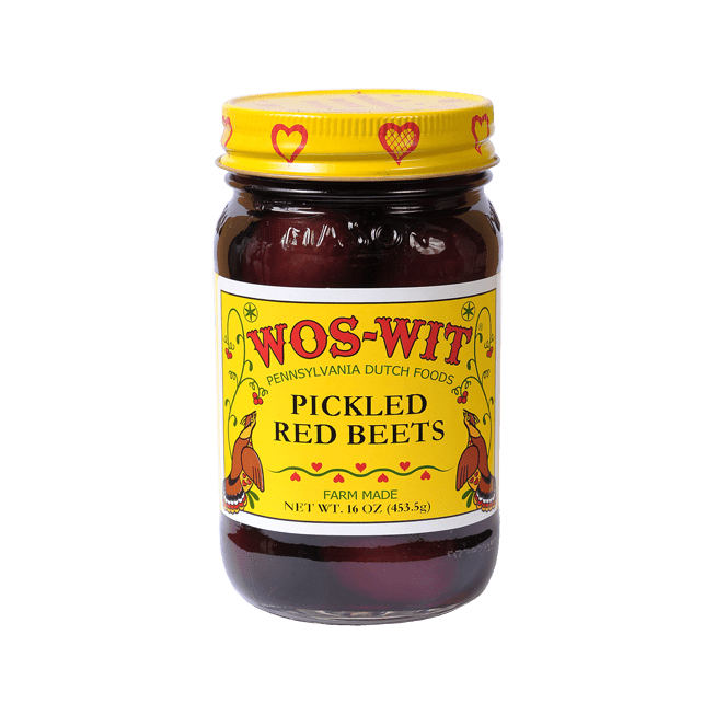 Wos-Wit Pickled Red Beets 16 oz