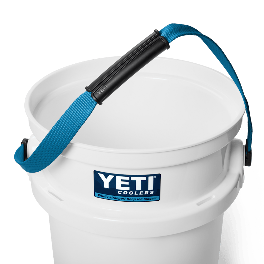 Coolers YETI LoadOut Bucket 20th Anniversary - White/Blue