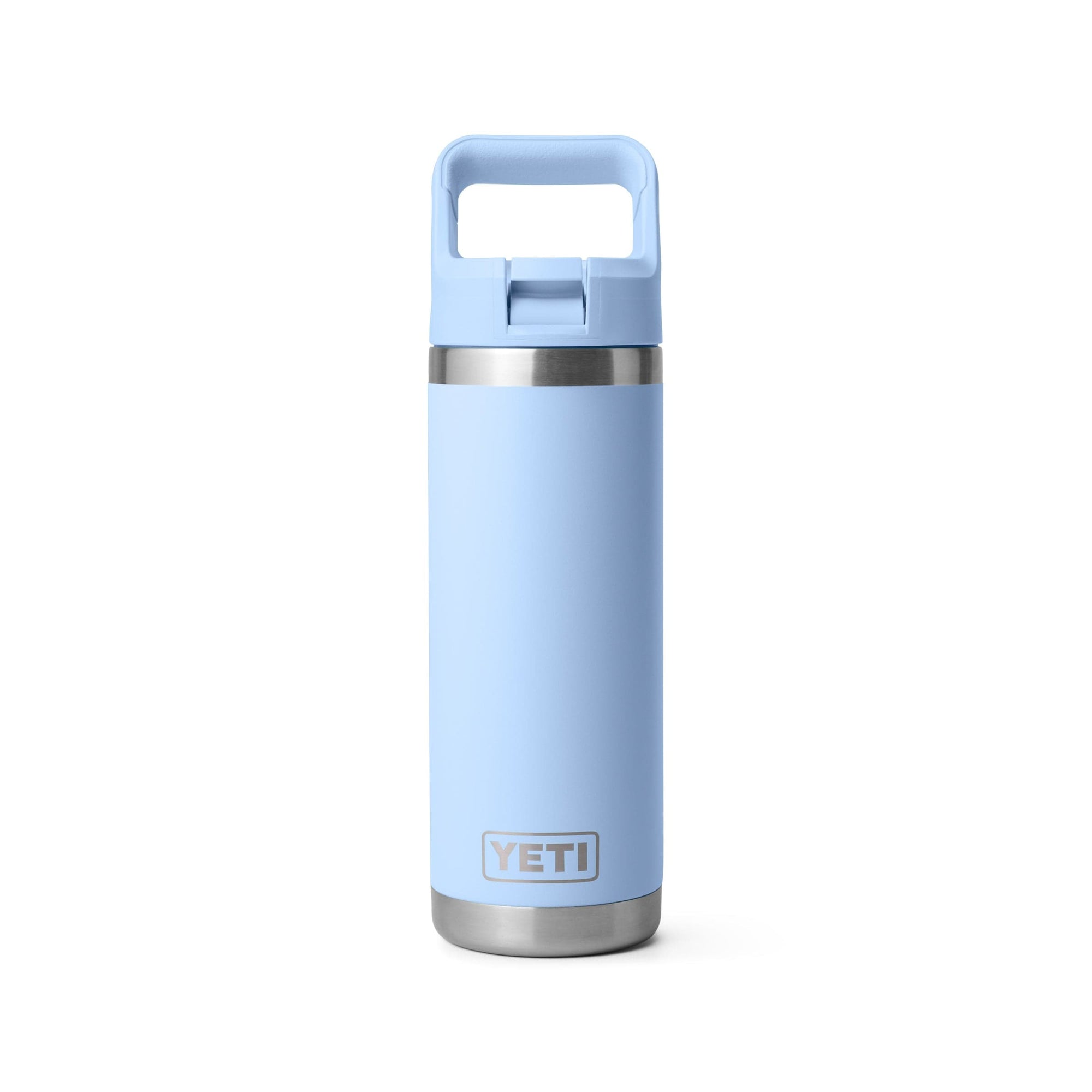 YETI Insulated Drinkware YETI Rambler 18 oz Bottle with Straw Cap - Big Sky Blue