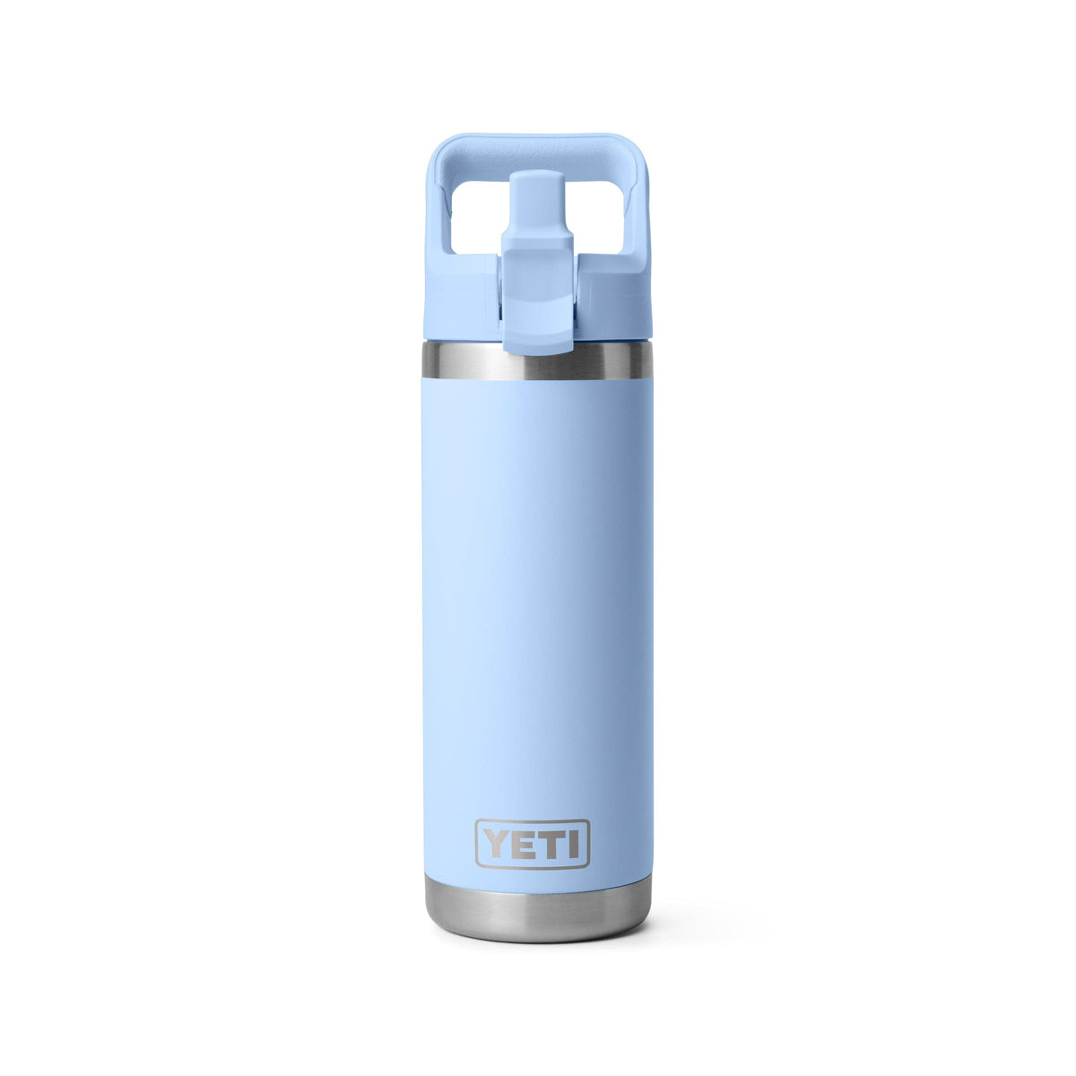 YETI Insulated Drinkware YETI Rambler 18 oz Bottle with Straw Cap - Big Sky Blue