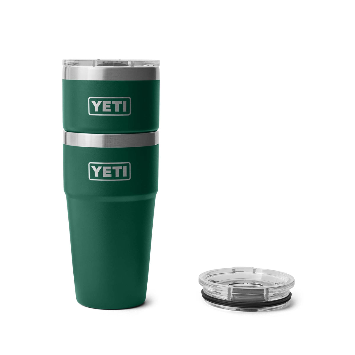 YETI Insulated Drinkware YETI Rambler 20 oz Stackable Mug - Black Forest Green