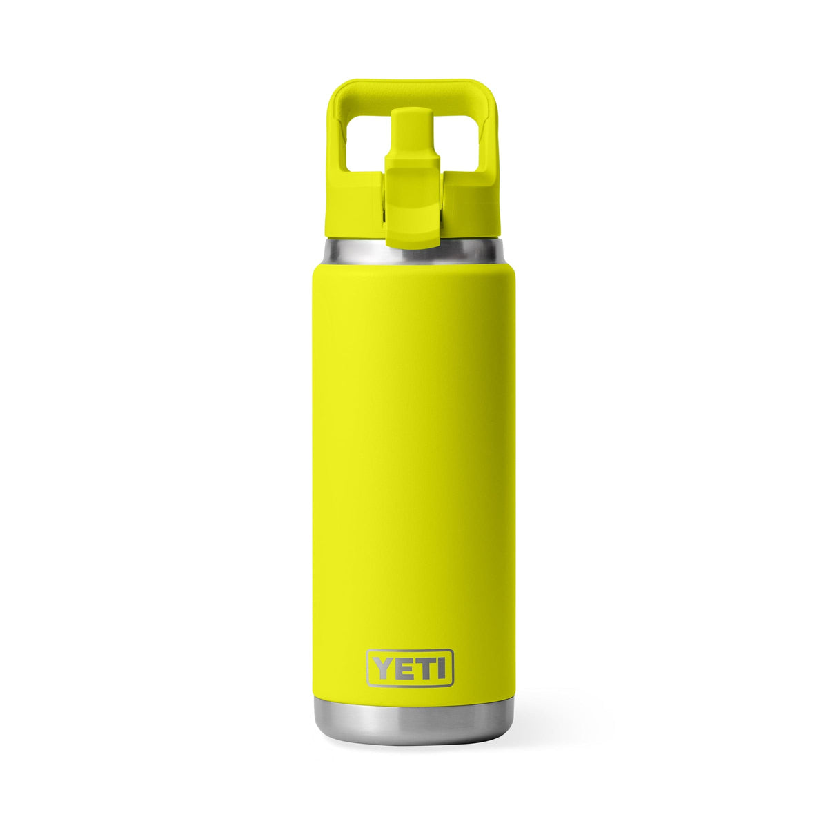 YETI Insulated Drinkware YETI Rambler 26 oz Bottle with Straw Cap - Firefly Yellow