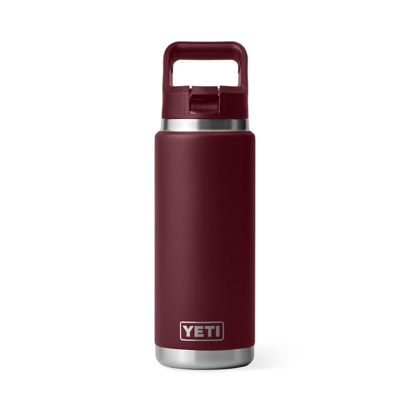 YETI Insulated Bottles YETI Rambler 26 oz Water Bottle with Straw Cap - Wild Vine Red