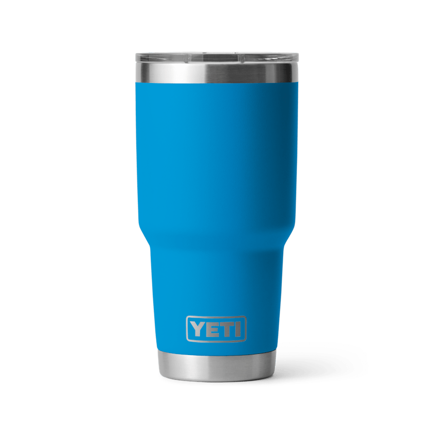 YETI Insulated Drinkware YETI Rambler 30oz Tumbler with Magslider Lid - Big Wave Blue