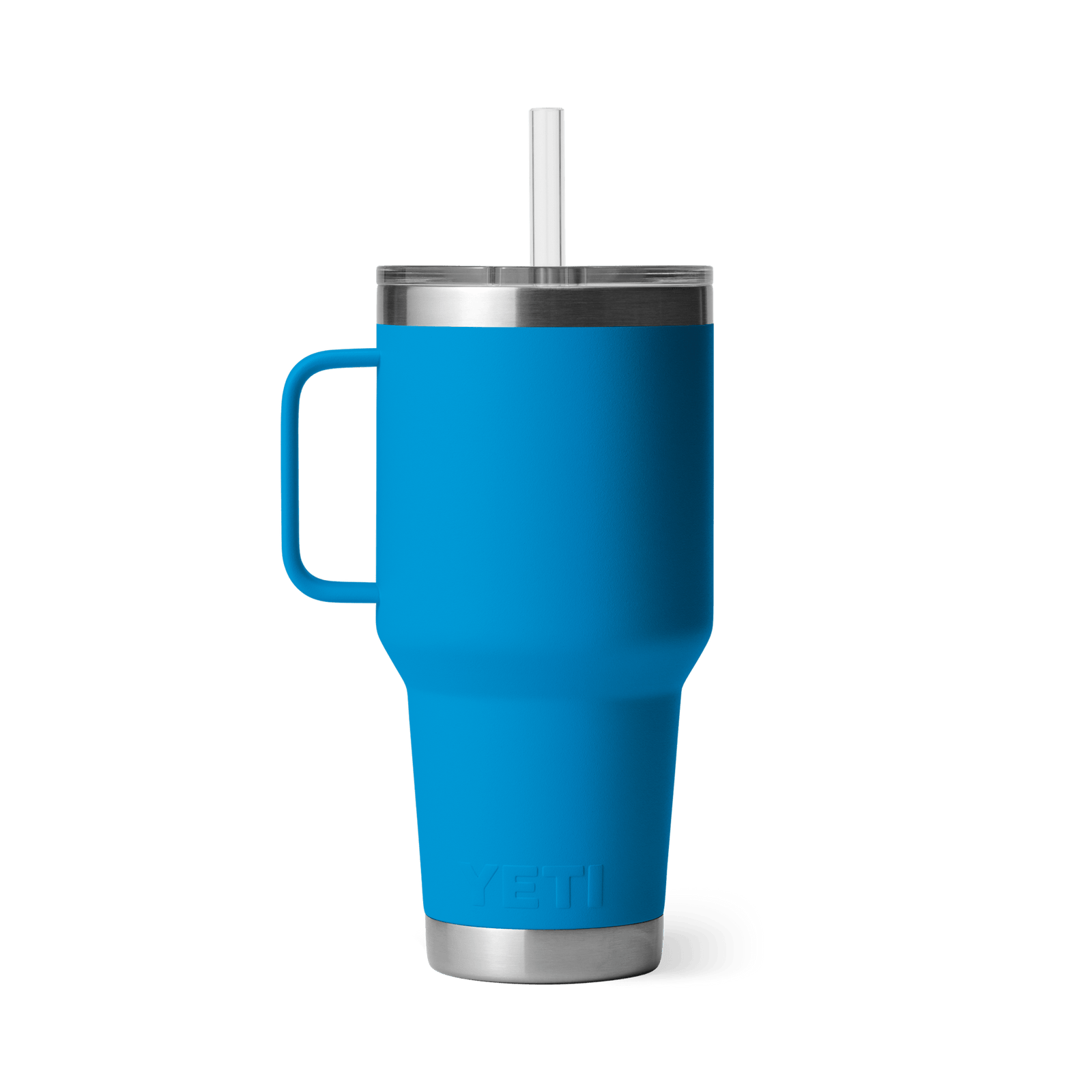 YETI Insulated Drinkware YETI Rambler 35 oz Mug with Straw Lid - Big Wave Blue