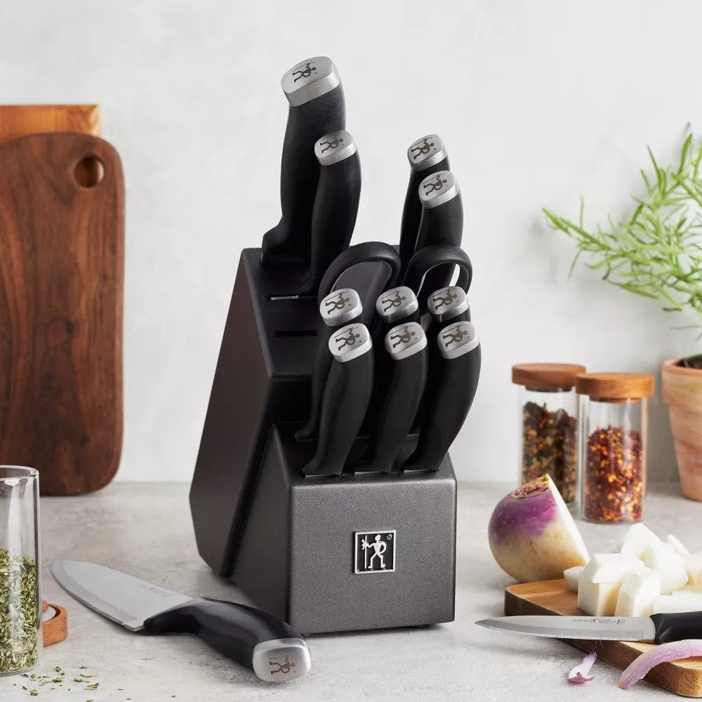 J.A. Henckels Silvercap 14 Piece Knife Set with Block