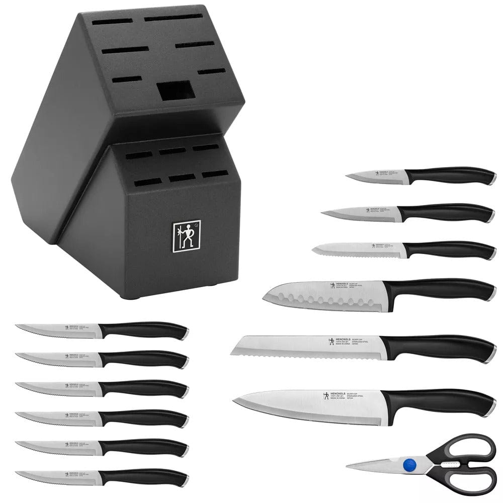 Zwilling J.A. Henckels Knife Sets J.A. Henckels Silvercap 14 Piece Knife Set with Block