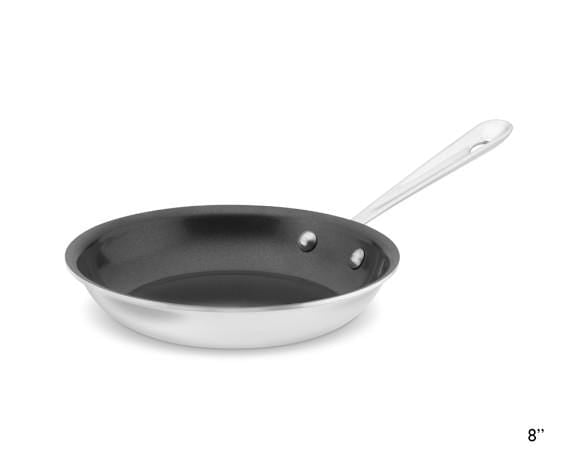 All-Clad 2 piece Nonstick Stainless Steel Fry Pan Set