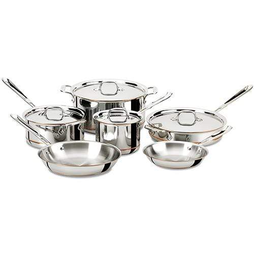 All-Clad Cookware Set All-Clad Copper Core 10 Piece Cookware Set