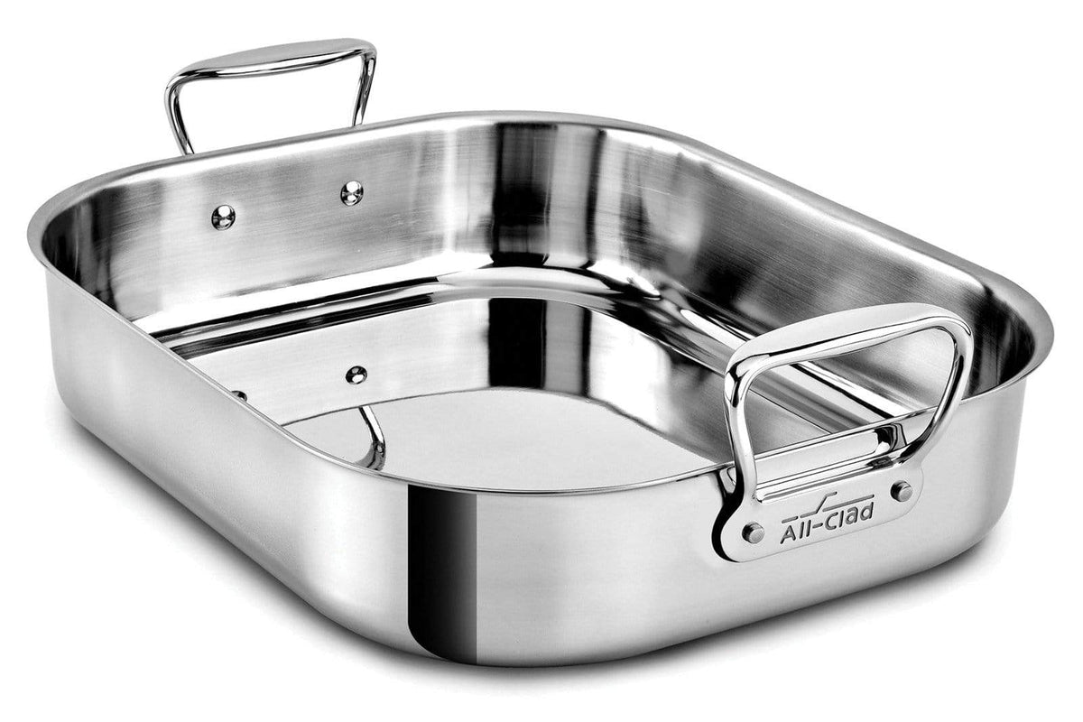 All-Clad Roaster All-Clad Large Stainless Steel Roaster with Rack