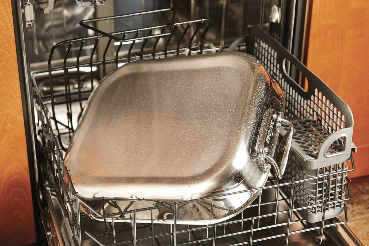 All-Clad Roaster All-Clad Large Stainless Steel Roaster with Rack