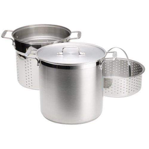 All-Clad Stainless 12 qt. Multi Cooker with Steamer Basket - Kitchen &  Company