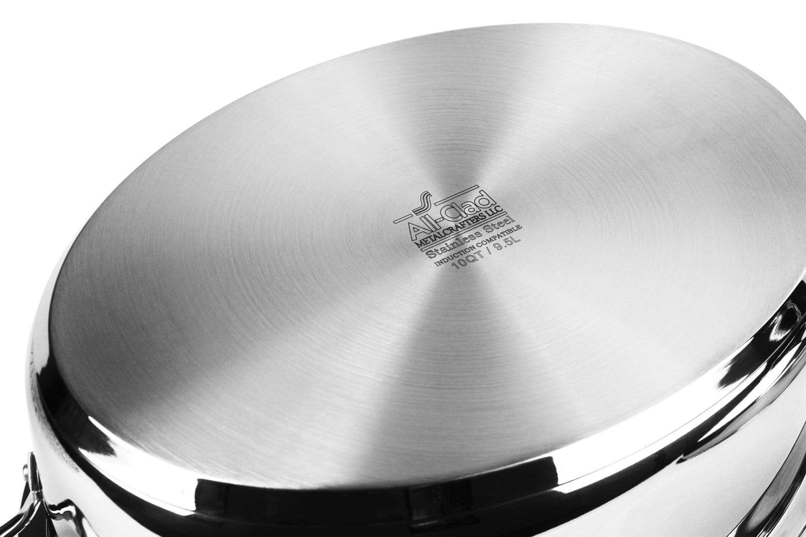 All-Clad Stainless Steel Covered Oval Roaster with Rack - Kitchen