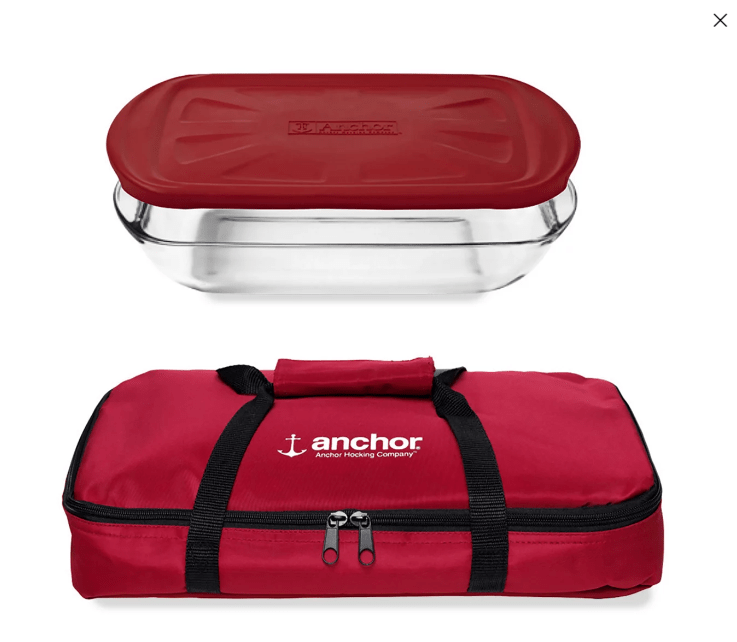 Anchor Hocking Baking Dishes Anchor 3 Piece Bake & Take - Red