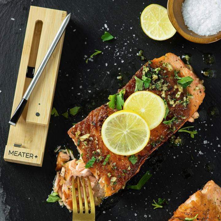 BBQ Thermometer Meater PLUS Wireless Smart Meat Thermometer with Bluetooth Repeater