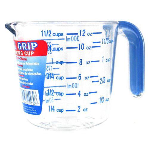 Arrow Plastic Measuring Cups & Spoons 1 1/2 Cup Cool Grip Measuring Cup