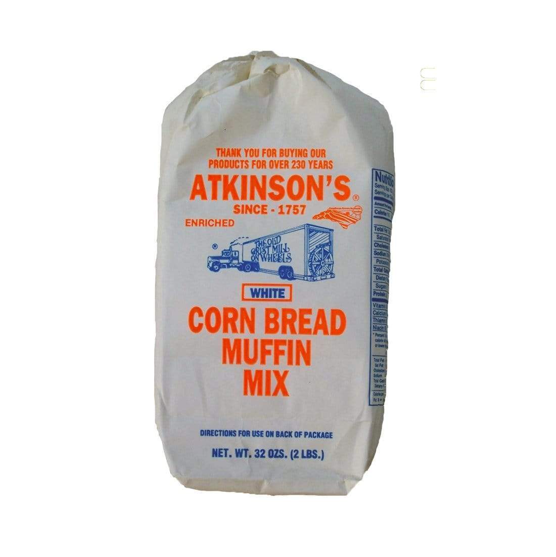 Atkinson's Milling Co. Baking Mix Atkinson's White Cornbread Muffin Mix 2 lb