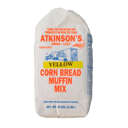 Atkinson&#39;s Milling Co. Baking Mix Atkinson&#39;s Yellow Cornbread Muffin Mix 2 lb