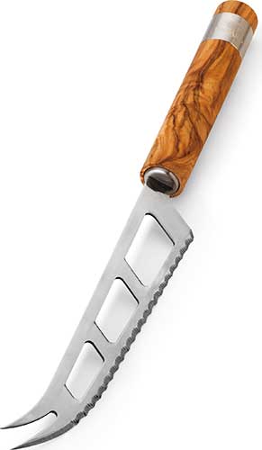 Berard Olivewood and Stainless Steel Cheese Knife