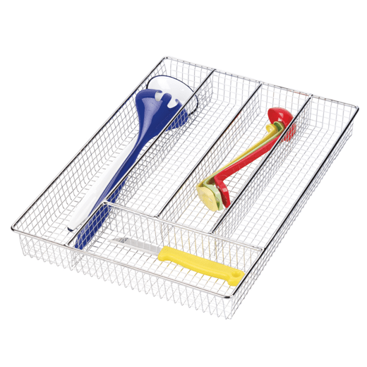 Better Housewares Organizer Better Housewares 10x14&quot; Flatware Organizer - Chrome