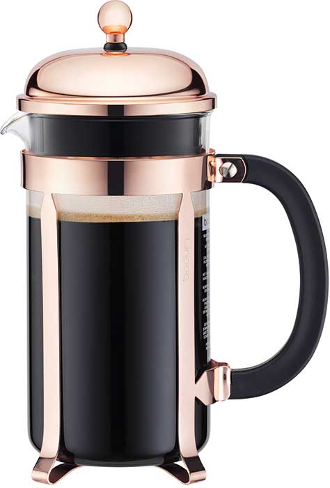 Bodum Chambord Classic Copper 8 Cup French Press