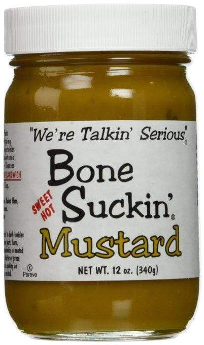 Bone Suckin' Mustard Bone Suckin' Sweet Hot Mustard, 12 oz