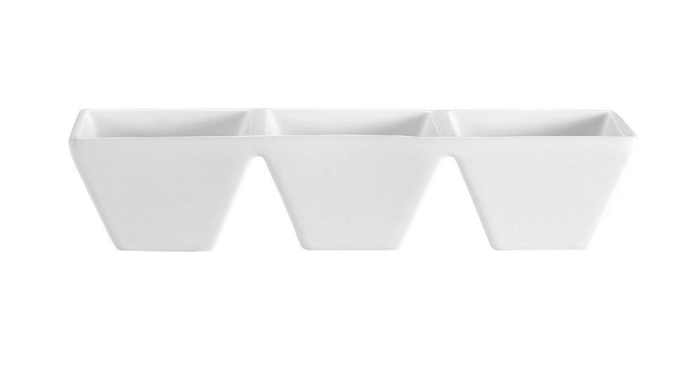 CAC Bowls CAC Kent Square Three Section Bowl