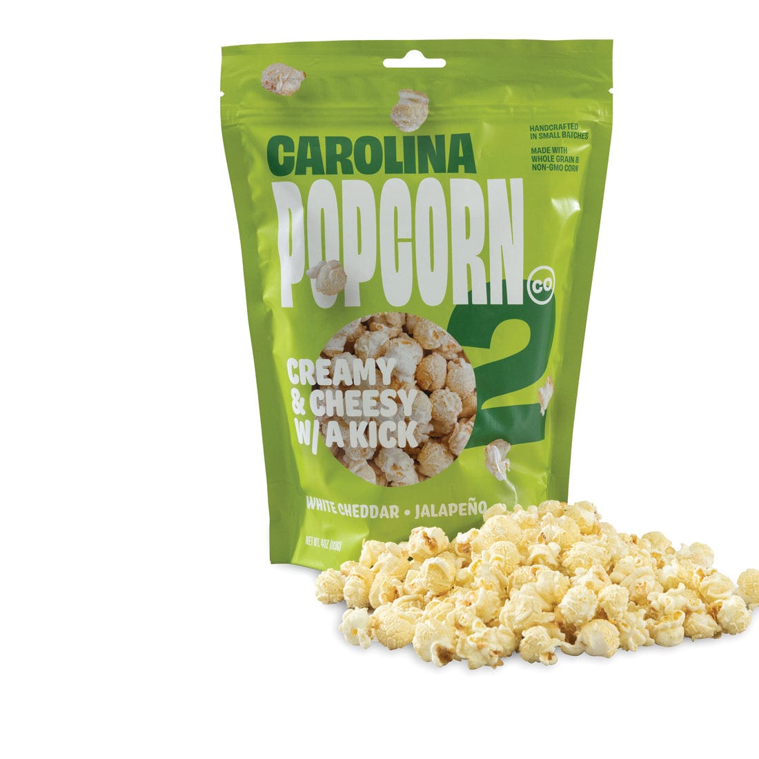 Carolina Popcorn Co. Popcorn Carolina Popcorn Co. White Cheddar Jalapeno Popcorn 4 oz