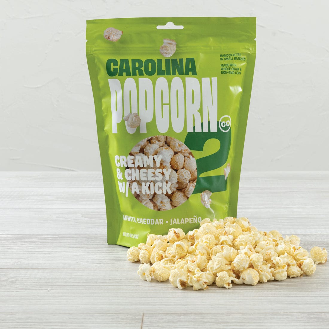 Carolina Popcorn Co. White Cheddar Jalapeno Popcorn 4 oz