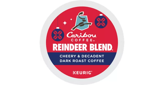 Caribou Reindeer Blend K-Cup Coffee - 22 Count Box