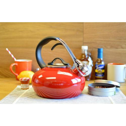 Chantal Kettles Chantal Chili Red Loop Teakettle