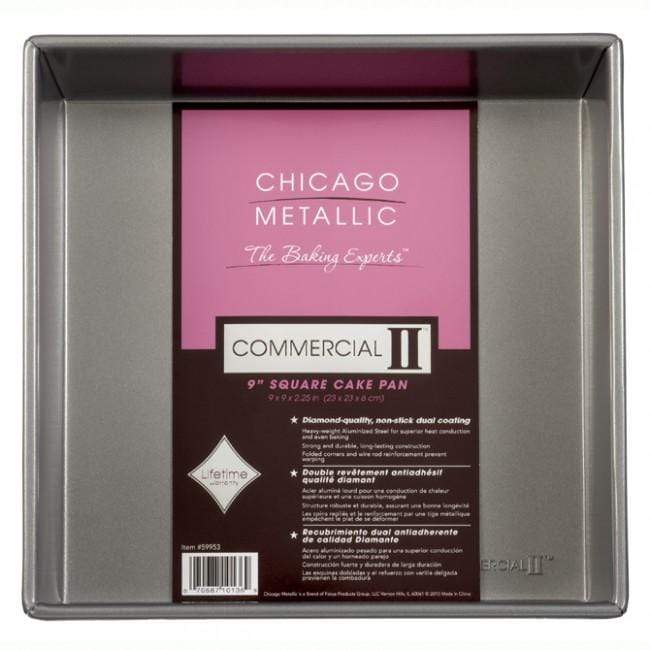Chicago Metallic Cake Pan Chicago Metallic Commercial II 9&quot; Square Cake Pan