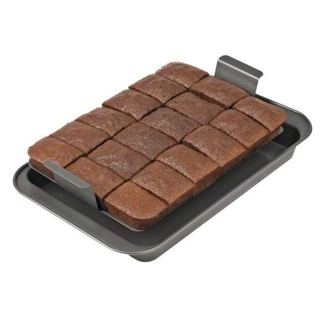 Brownie Pan with Dividers Nonstick Brownie Pans and Cutters, Make 18  Pre-cut Brownies at Once Perfect Individual Brownie Baking Pan 