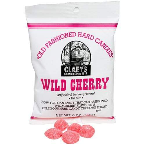 Claey's Wild Cherry Hard Candy 6 oz