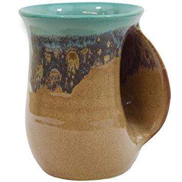 Mug Clay In Motion 14 oz Island Oasis Right Handwarmer Mug