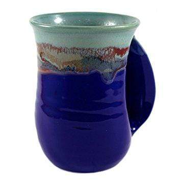 Mug Clay In Motion 14 oz Mystic Water Left Handwarmer Mug