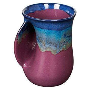 Mug Clay In Motion 14 oz Purple Passion Left Handwarmer Mug
