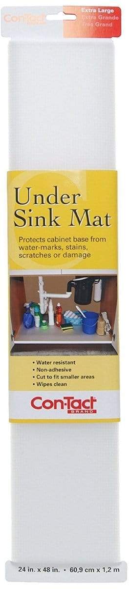 Con-Tact 24in x 48in Clear Under Sink Mat