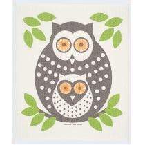 Cose Nuove Dishcloth Cose Nuove Green Owls Swedish Dishcloth