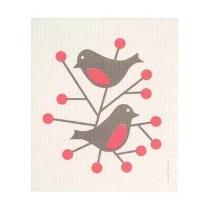 Cose Nuove Dishcloth Cose Nuove Red Birds Swedish Dishcloth