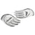 CreativeWare Serving Utensils CreativeWare Clear Salad Hands