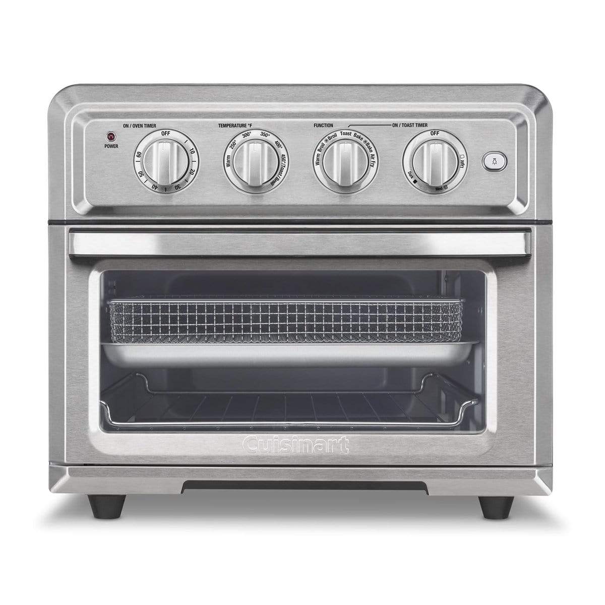 Cuisinart 1800-Watt 6-Slice White Toaster Oven and Air Fryer with