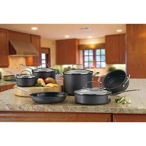 Cuisinart Chef's Classic Nonstick Hard Anodized 10 Piece Cookware