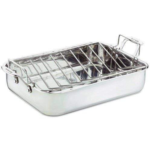 8.6 x 12.5 Toaster Oven Broiling Pan with Rack