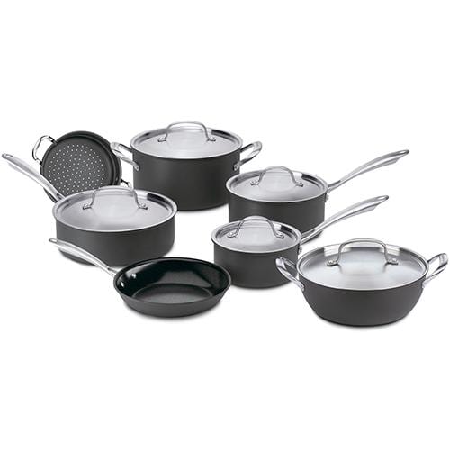 Cookware Sets Cuisinart 12 Piece GreenGourmet Hard Anodized Cookware Set