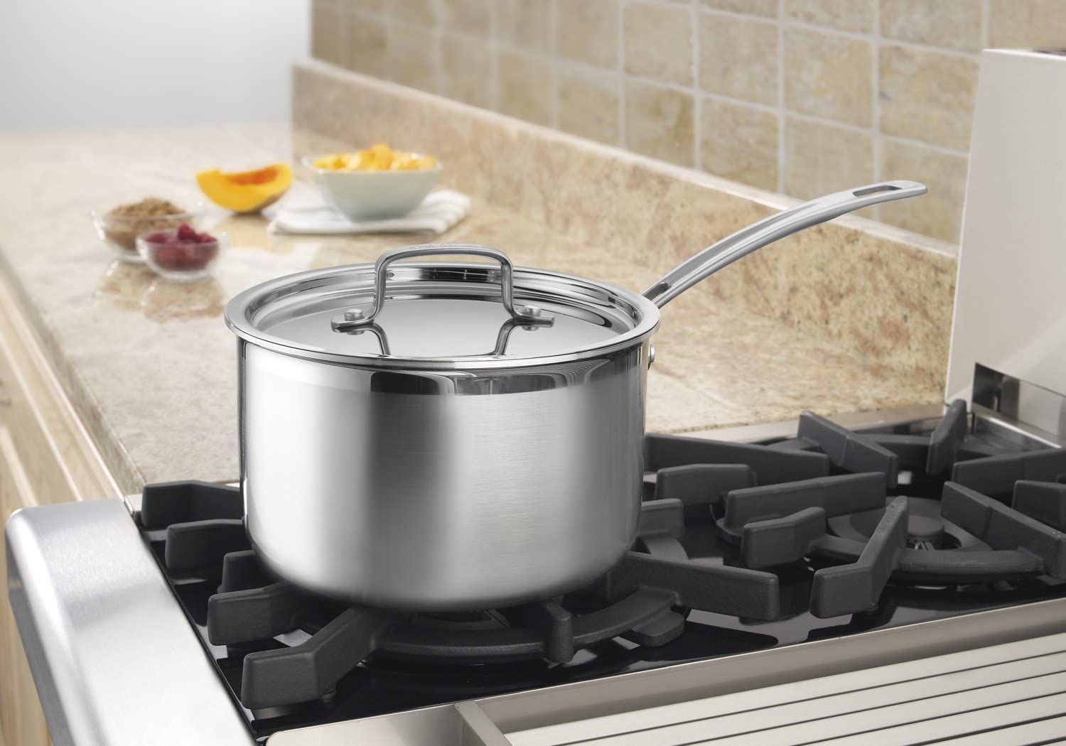Cuisinart Professional Stainless Saucepan with Cover, 3-Quart