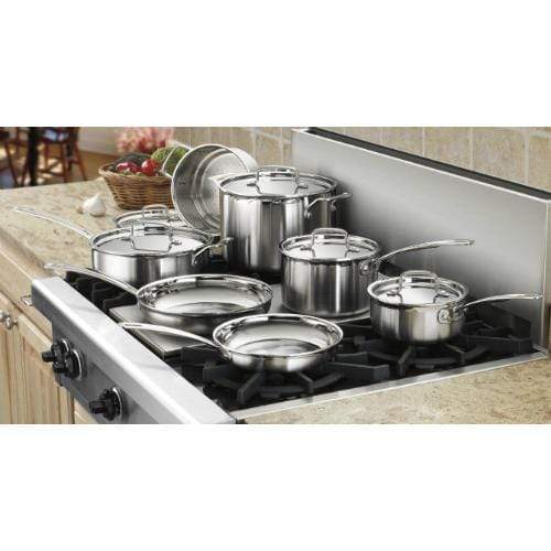 Cookware Sets Cuisinart MultiClad Pro Stainless Steel 12 Piece Cookware Set