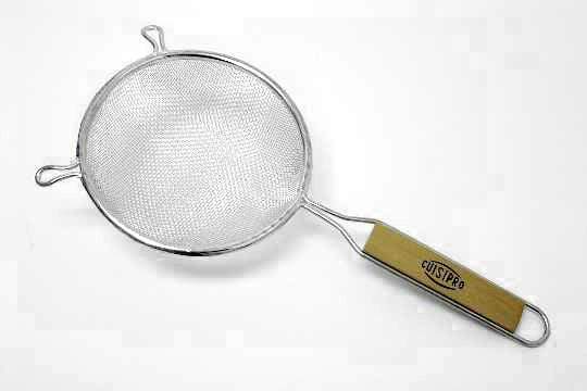 Cuisipro Strainer 5 1/2" Wooden Handle Strainer